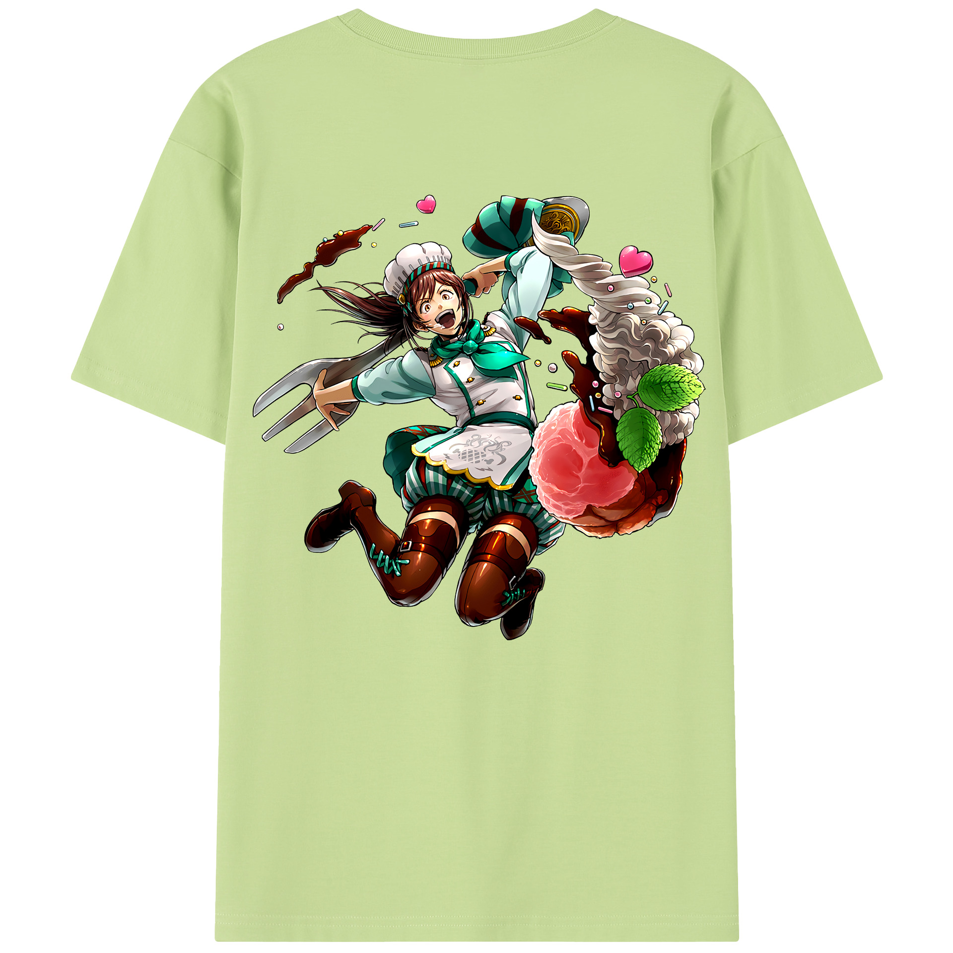 （画像用） 進撃の巨人 サシャ·ブラウス Attack on Titan Sasha Blaus 綿100％半袖Tシャツ（背面プリント）